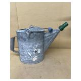 Galvanized watering can