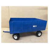 Big blue farm wagon