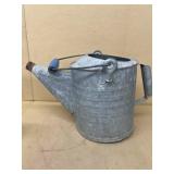 Galvanized watering can