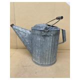 Galvanized watering can