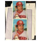 (2) 1981 Cincinnati Reds Johnny  bench cards