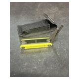 Tool shop Allen wrenches with sheath