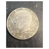 1966 silver half dollar