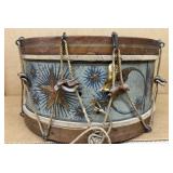 Early Snare Drum, Embossed Tin Design