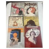 Vintage sheet music