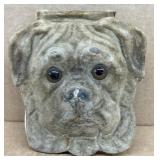 Vintage puffy dog face notebook