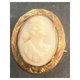 10K gold cameo pin, Cash at Pick-up