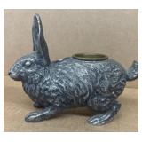 Cast aluminum rabbit
