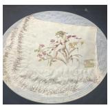 Dresden china angel plate