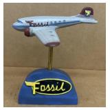 Fossil advertising airplane