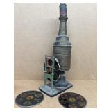 Lantern movie projector with slides