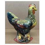 Tin toy, wind up chicken