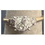 14K gold, diamond ring sz 5-Cash only at Pickup