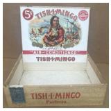 Rare Indian TISH I MINGO cigar box