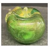 Glass apple Paperweight