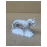 Pottery leopard figure