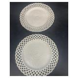 1780s creamware plates