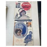 Shirley Temple sheet music