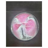 Studio glass paperweight