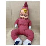 1950s plastic faced carnival doll