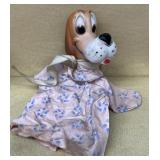 Hound, dog vinyl hand puppet