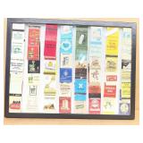 Matchbook advertising hotels and motels with