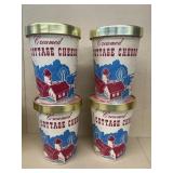 Miller dairy advertising containers