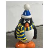 Penguin Christmas blow mold 2'6' made in USA