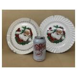 Santa Claus vintage plates