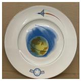 22CARAT gold American ceramic spaceship orbiting