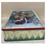 Flower vase, candy tin