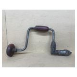 Hand crank vintage drill