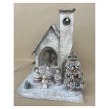 Vintage Christmas light up church