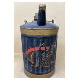 Antique gas can with eagle