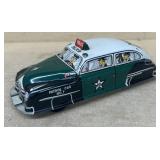 1950s police patrol car number seven