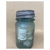 Blue ball perfect mason jar number four with z