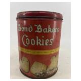 Bond Bakers cookie tin