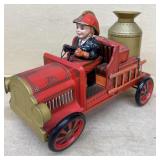 Battery operated fire department truck vintage