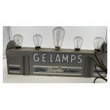 G.E lamps store display