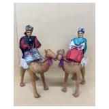 Leather camels with wise men