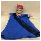 1950s king hand puppet