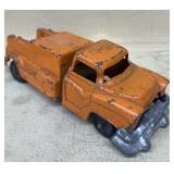 Early orange metal truck