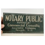 Notary public, public commercial casually