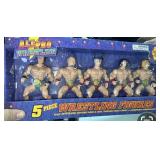 5 piece all star wrestling figures