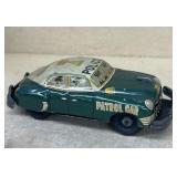 1954 tin toy police car made in Japan