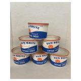 SUN BRITE cream, cottage cheese, advertising wax