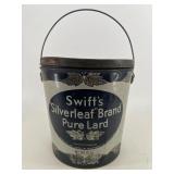 Swift Silverleaf brand pure lard advertising can