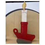 Wooden Christmas candle