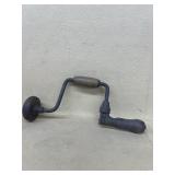 Hand crank antique drill