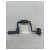 Hand crank antique drill